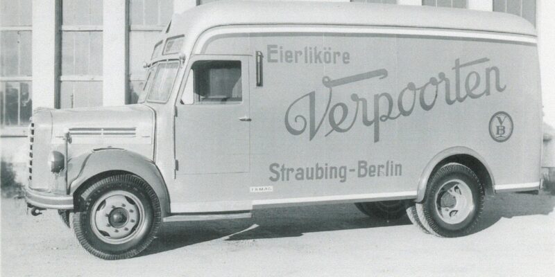 Verpoorten-Lastwagen, um 1950 (Stadtarchiv Straubing)