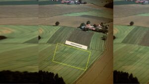 Luftaufnahme der Keltenschanze bei Rammelkam. Quelle: Luftbildarchäologie Leidorf.